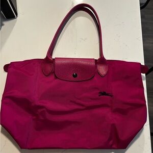 Longchamp Fuchsia Tote Bag